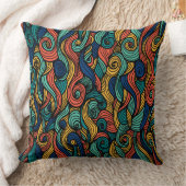 Draaiende kleuren – dynamiek voor uw huis kussen (Deken)