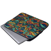 Draaiende kleuren – dynamiek voor uw huis laptop sleeve (Voorkant onderkant)