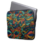 Draaiende kleuren – dynamiek voor uw huis laptop sleeve (Voorkant Links)