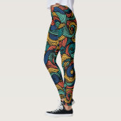 Draaiende kleuren – dynamiek voor uw huis leggings (Links)