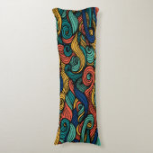 Draaiende kleuren – dynamiek voor uw huis lichaamskussen (Voorkant Verticaal)