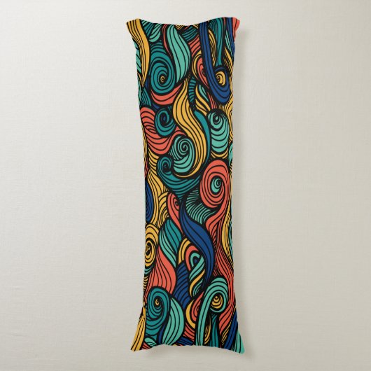 Draaiende kleuren – dynamiek voor uw huis lichaamskussen (Voorkant Verticaal)