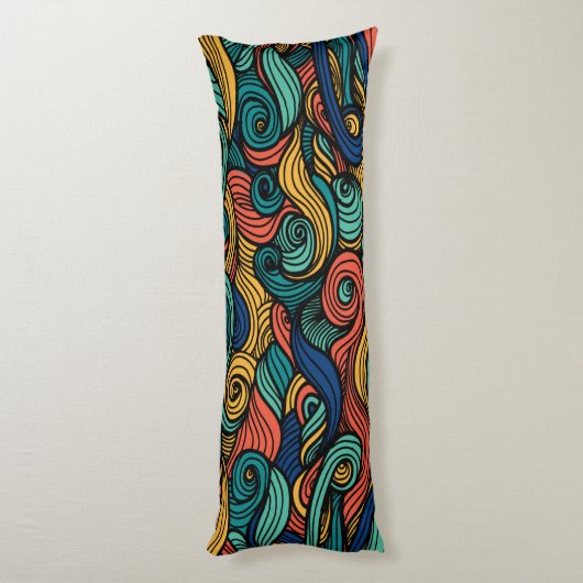 Draaiende kleuren – dynamiek voor uw huis lichaamskussen (Achterkant (Verticaal))