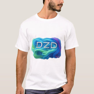 Draaiende kleuren DZD Logo T-shirt