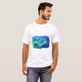 Draaiende kleuren DZD Logo T-shirt (Voorkant volledig)