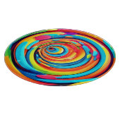 Draaiende Kleuren in Psychedelische Tunnel Snijplank (Hoek)