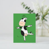 Draaiende koe (moessterren) briefkaart (Staand voorkant)