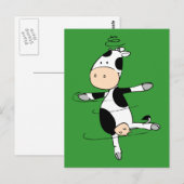 Draaiende koe (moessterren) briefkaart (Voorkant / Achterkant)