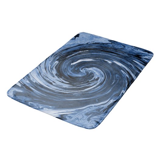 Draaiende krullende golf... badmat (Gekanteld)