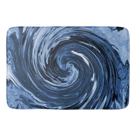 Draaiende krullende golf... badmat (Voorkant)