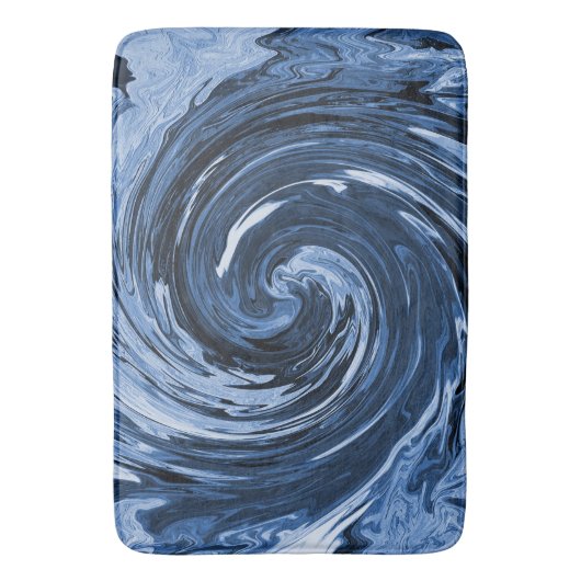 Draaiende krullende golf... badmat (Voorkant Verticaal)