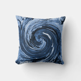 Draaiende krullende golf... kussen