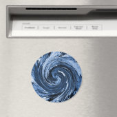 Draaiende krullende golf... magneet (Insitu (Vaatwasser))