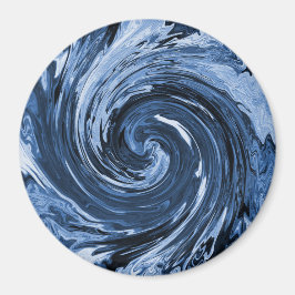 Draaiende krullende golf... magneet