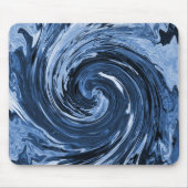 Draaiende krullende golf... muismat (Voorkant)