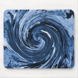 Draaiende krullende golf... muismat