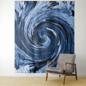 Draaiende krullende golf... wandkleed (In situ)