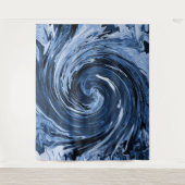 Draaiende krullende golf... wandkleed (Voorkant)