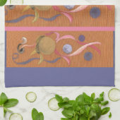 Draaiende lichamen Circus Kitchen Towel Theedoek (Gevouwen)