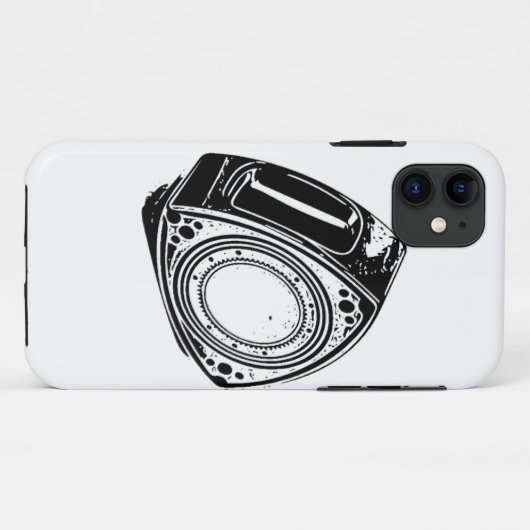 draaiende motor Case-Mate iPhone case (Achterkant (horizontaal))