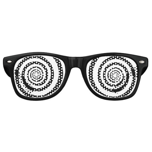 Draaiende Ogen Feest Zonneschermen Retro Zonnebril (Voorkant)