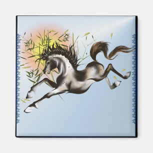 Draaiende paardenmagneet magneet