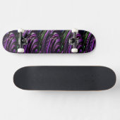 Draaiende Paarse Skateboard (Horizontaal)