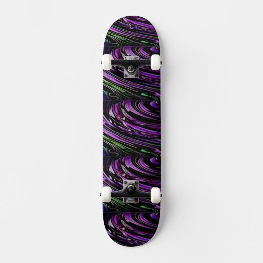 Draaiende Paarse Skateboard (Voorkant)