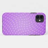Draaiende Paarse Stippen Case-Mate iPhone Case (Achterkant (horizontaal))