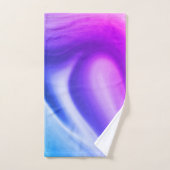 Draaiende paarsen bad handdoek (Handdoek)