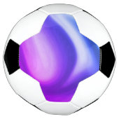Draaiende paarsen voetbal (Gedraaid)