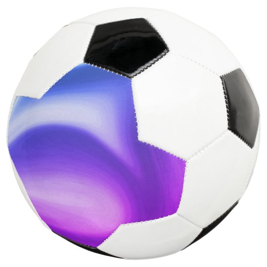 Draaiende paarsen voetbal (Drie kwart)