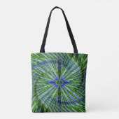 Draaiende palmboom.... tote bag (Achterkant)