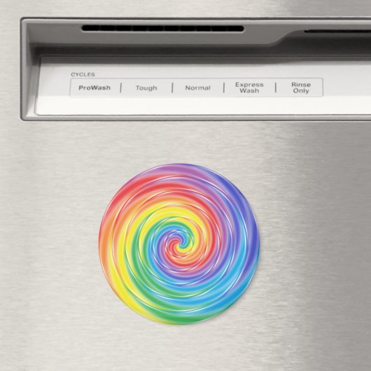 Draaiende regenboogmagneet magneet (Insitu (Vaatwasser))