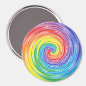 Draaiende regenboogmagneet magneet (Voorkant / Achterkant)