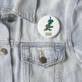 Draaiende schildpad 10K - blauw Ronde Button 5,7 Cm (In situ)