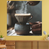 Draaiende Stoom Handmatige Giezer Canvas Afdruk (Insitu (Woonkamer))