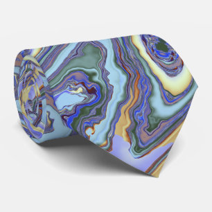 Draaiende stromen Fractal Stropdas
