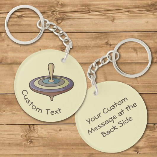 Draaiende Top Sleutelhanger