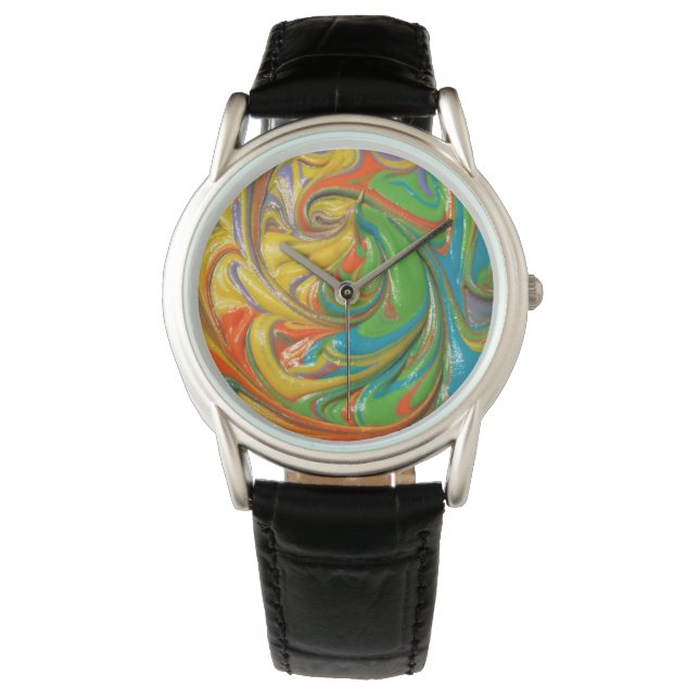 draaiende verf horloge (Voorkant)
