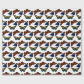 Draaiende vlinders Cute Unique Cute Cft Cadeaupapier (Vlak)