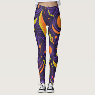 Draaiende vormen leggings