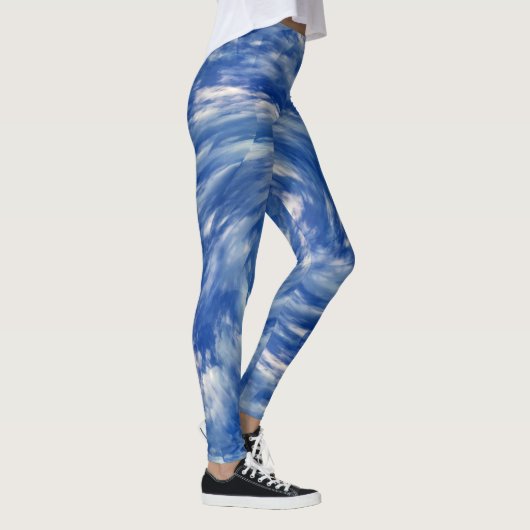 Draaiende wolken..... leggings (Rechts)