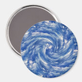 Draaiende wolken..... magneet (Voorkant / Achterkant)