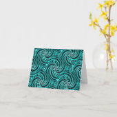 Draaiende Zee wezens....... Kaart (Gele Bloem)