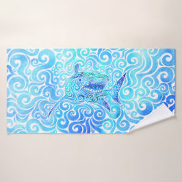 draaierhaai badhanddoek