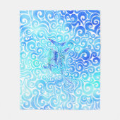 draaierhaai fleece deken (Voorkant)