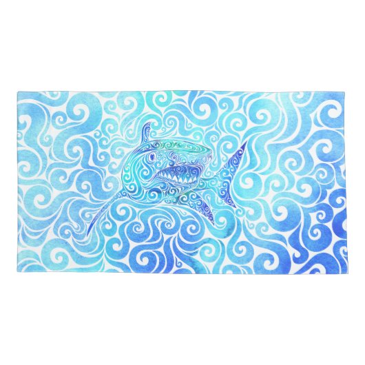 draaierhaai kussensloop (Achterkant-Links)