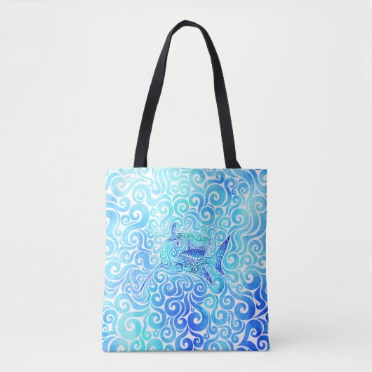 draaierhaai tote bag (Voorkant)