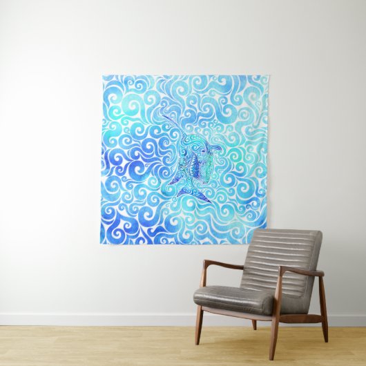 draaierhaai wandkleed (In Situ (horizontaal))